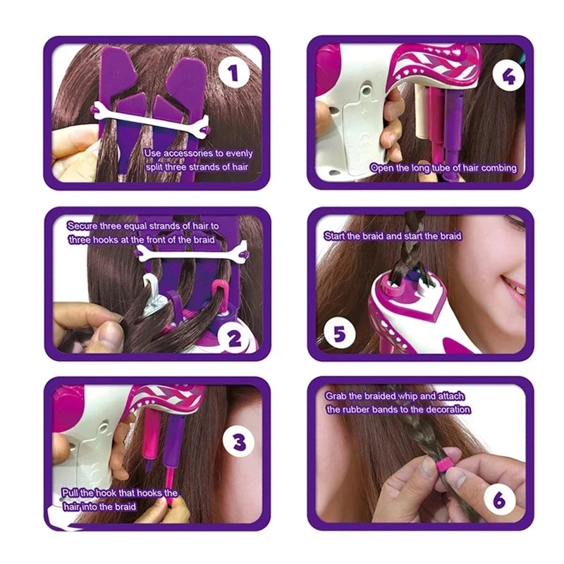 Automatic DIY Hair Knitting Machine Braid Hair Tool